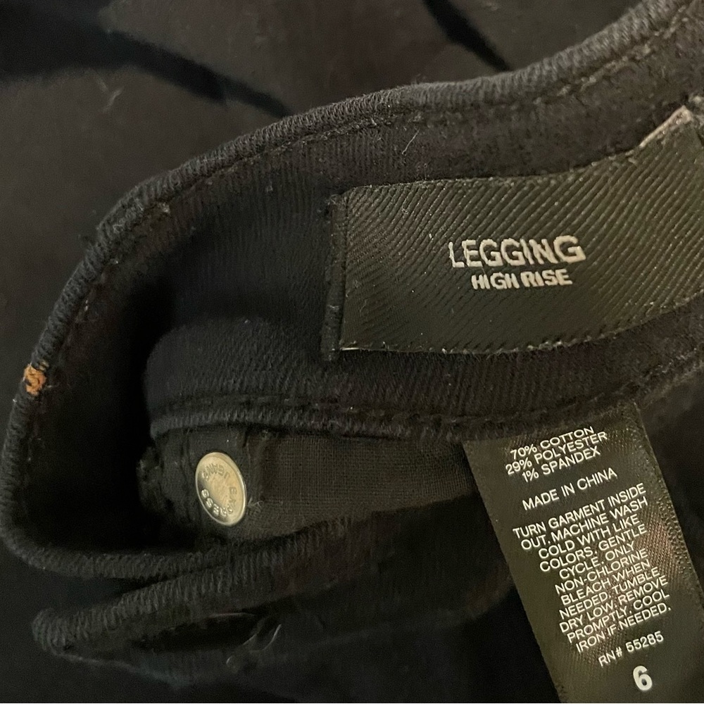 EXPRESS Legging High Rise Denim - Picture 15 of 16